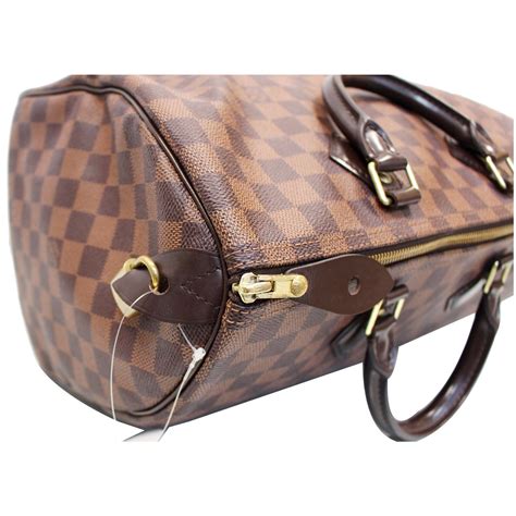 louis vuitton speedy 35 ebene damier|louis vuitton damier ebene strap.